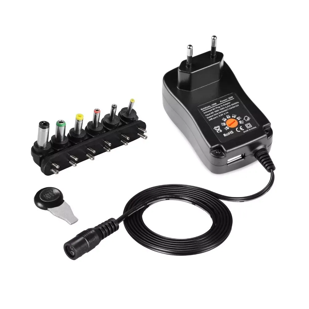 Laptop Charger USB to 30W USB with Adapters — Распродажа