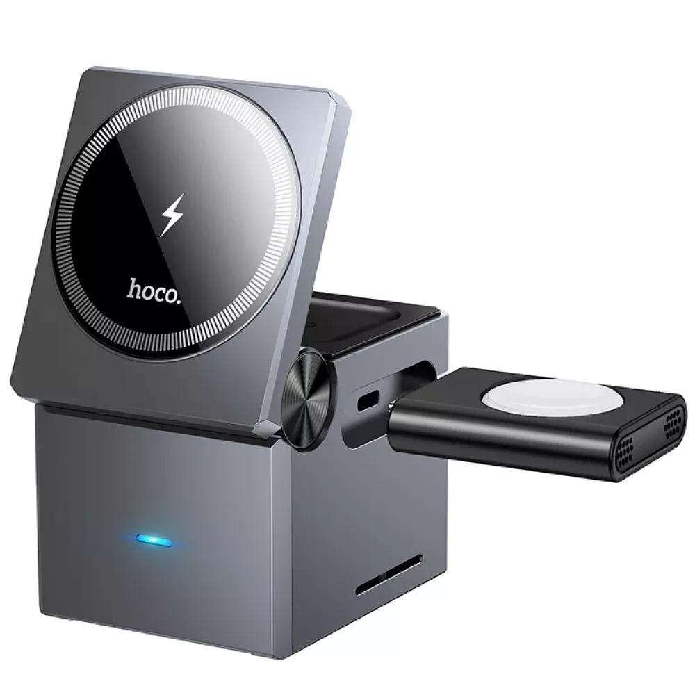 Magnetic Wireless Charger 3 in 1 — Hoco CQ8 — Hoco