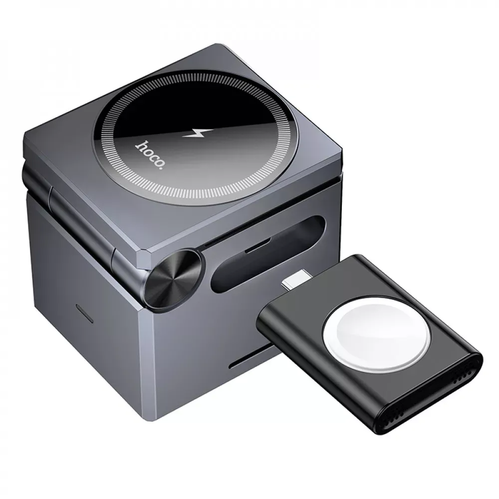 Magnetic Wireless Charger 3 in 1 — Hoco CQ8 - фото 4