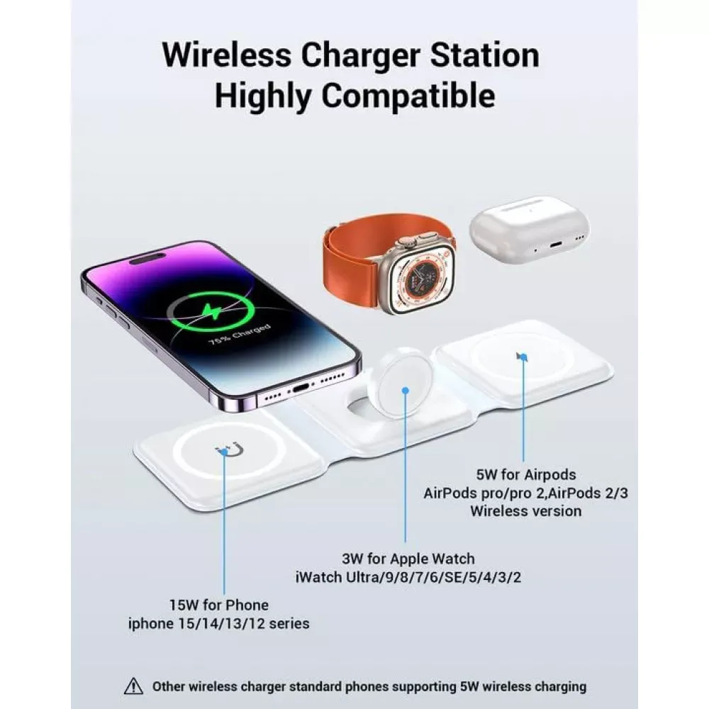 Wireless Charger 3 in 1 MD-WX003 - фото 4