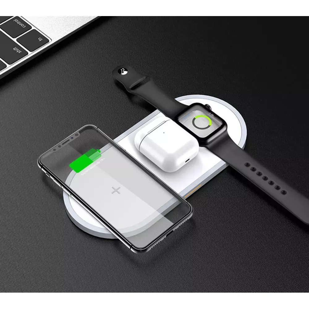 Wireless Charger 3 in 1 W40 — White - фото 5