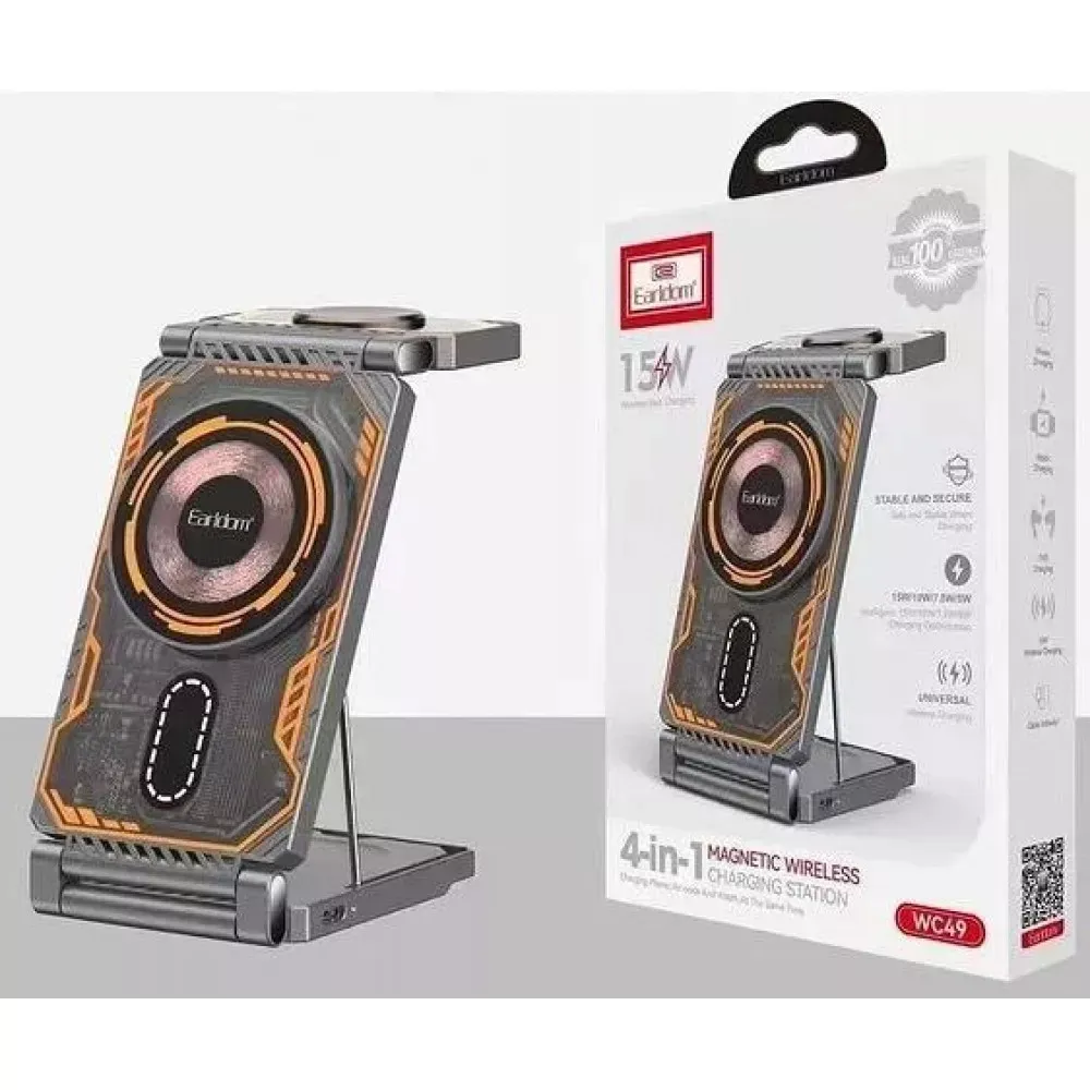 Wireless Charger 3 in 1 — Earldom ET-WC49 - фото 3