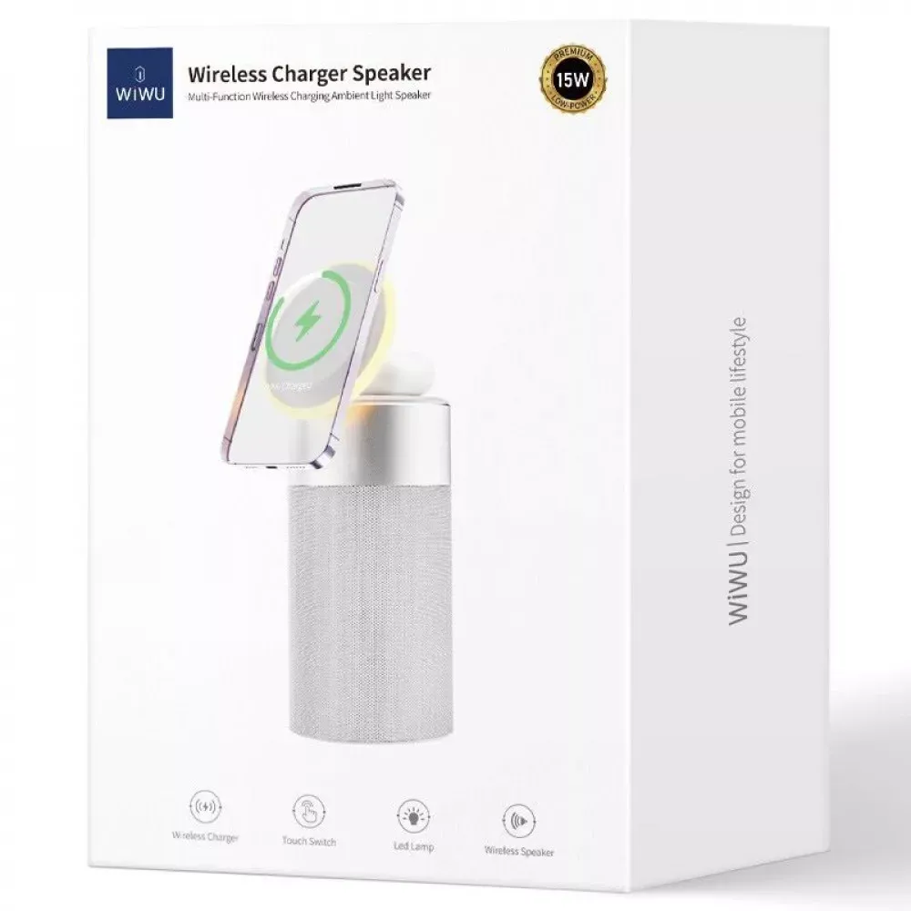 Wireless Charger 3 in 1 — Wiwu Wi-W022 - фото 3