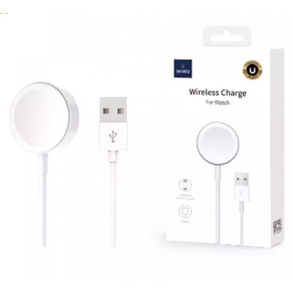 Wireless Charger WiWU M7 For Apple Watch — White - фото 3