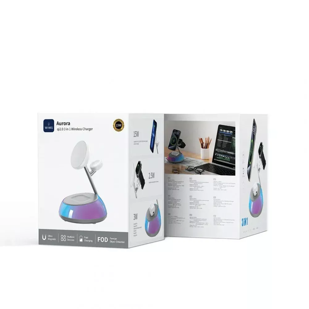 Wireless Charger — WiWU Wi-W036 - фото 3