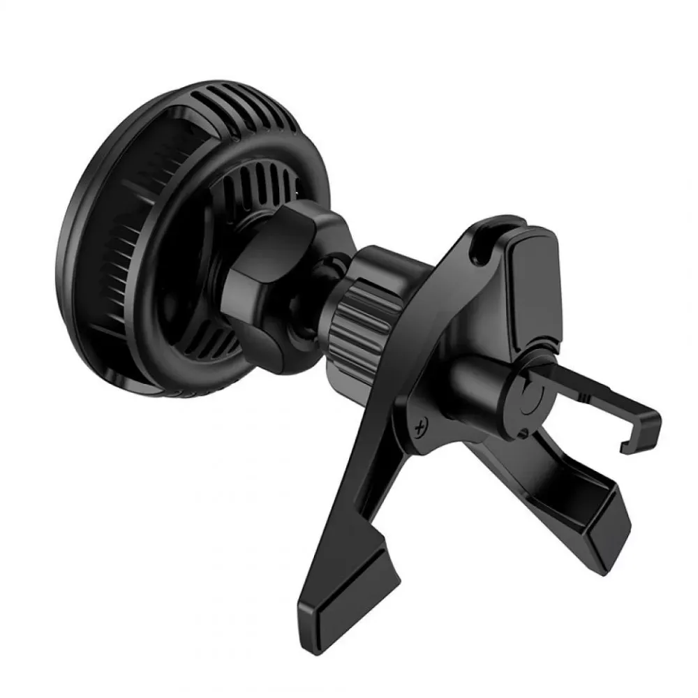 Автотримач магнітний на повітропровід з бездротовою зарядкою 15W WiWU CH317 - фото 6