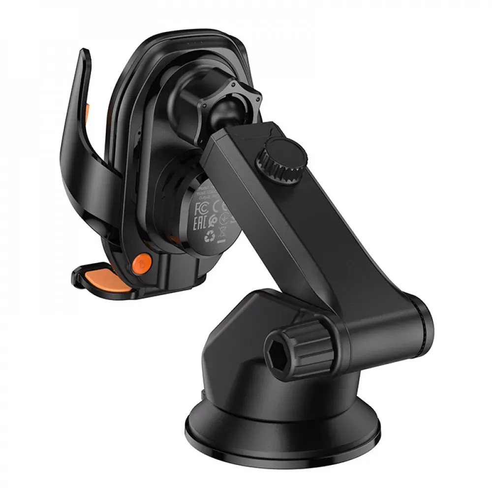 Автотримач розсувний на повітропровід з бездротовою зарядкою 15W Hoco HW34 - фото 5