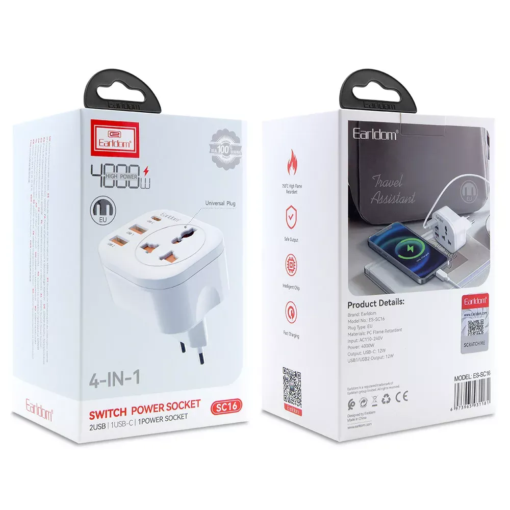 Мережевий перехідник Earldom ES-SC16 - фото 3