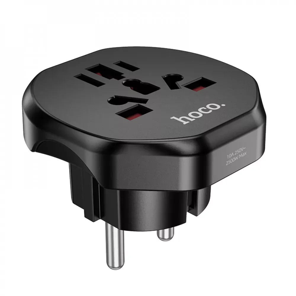 Мережевий перехідник Hoco AC6 — White - фото 5