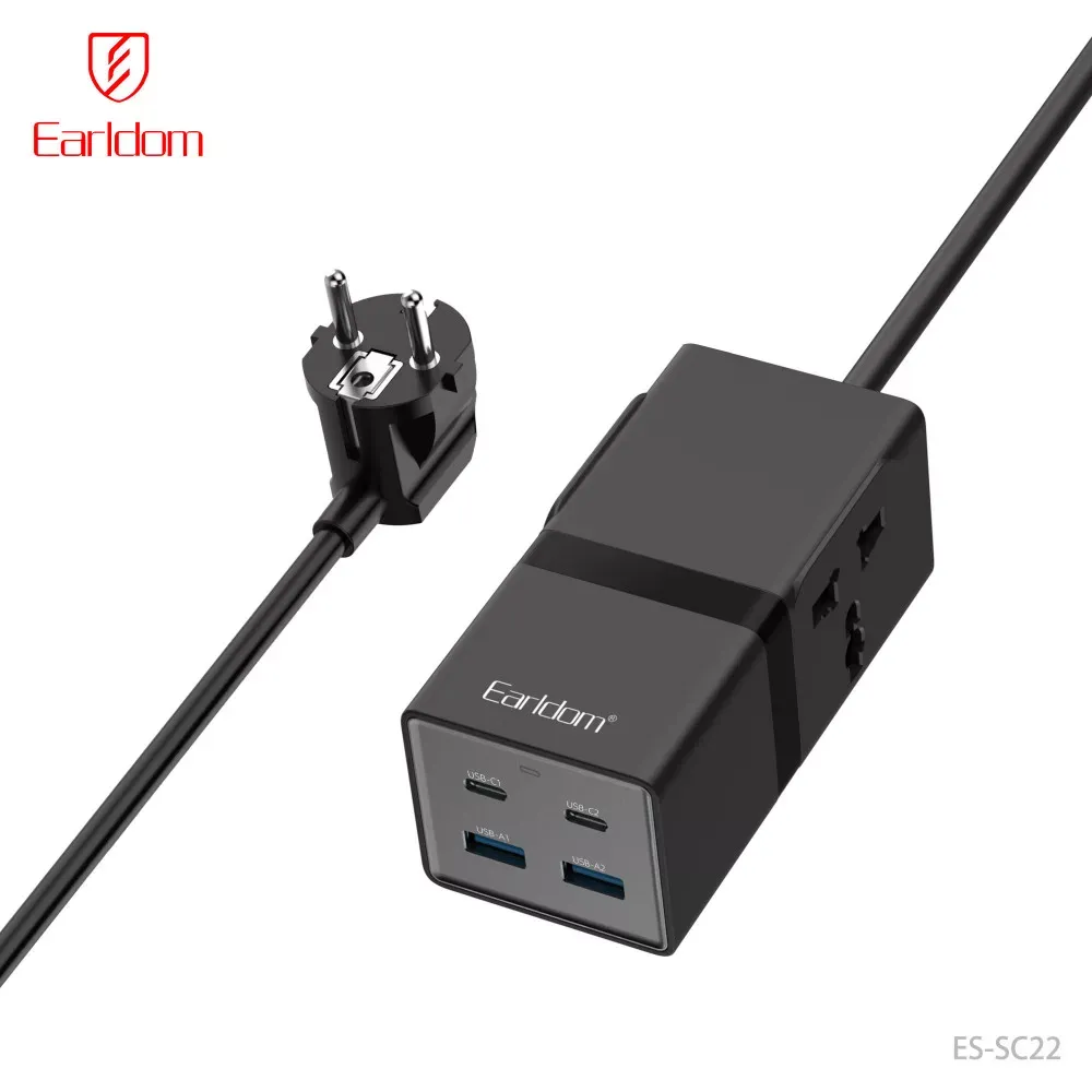 Фільтр живлення 2U | 1P | 2C — Earldom ES-SC22 — Earldom