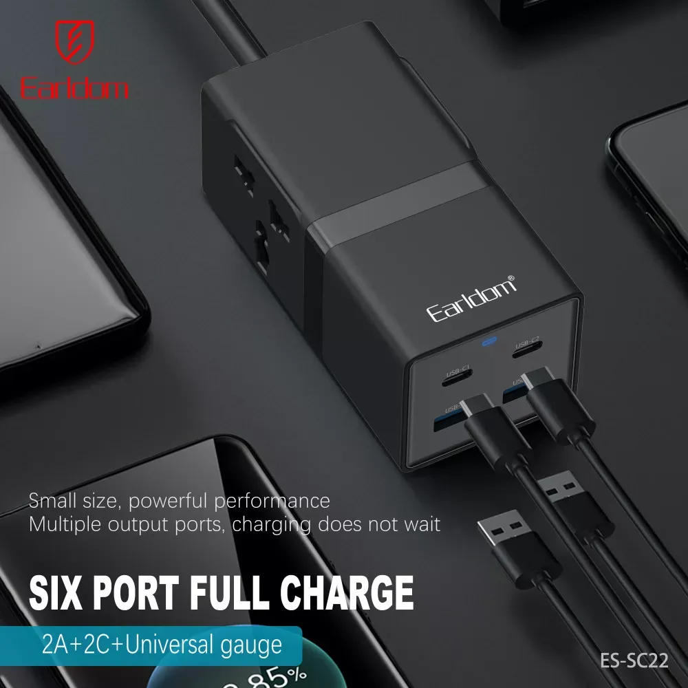 Фільтр живлення 2U | 1P | 2C — Earldom ES-SC22 - фото 4