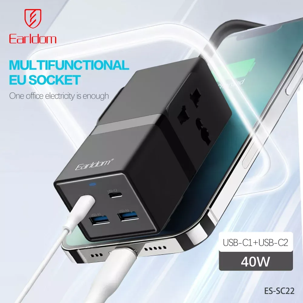 Фільтр живлення 2U | 1P | 2C — Earldom ES-SC22 - фото 5