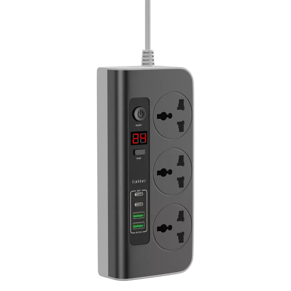 Фільтр живлення 4U | 3P | 3.1A | 1.5m — Earldom ES-SC02