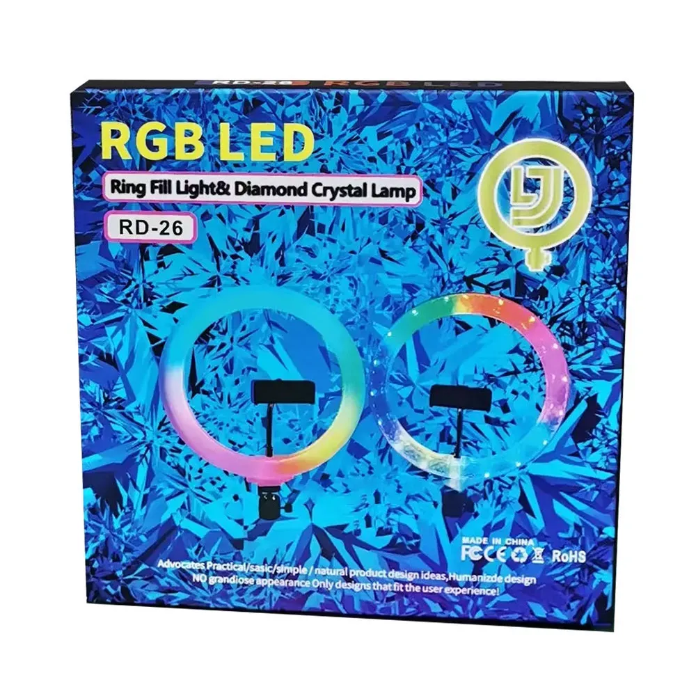 Лампа Кольцевая RGB LED 3D-26 — фото 3
