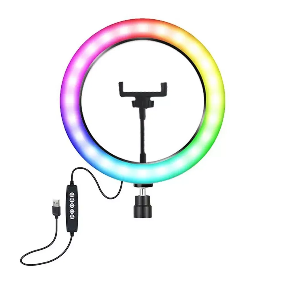 Лампа Кольцевая RGB LED 3D-26 — фото 4