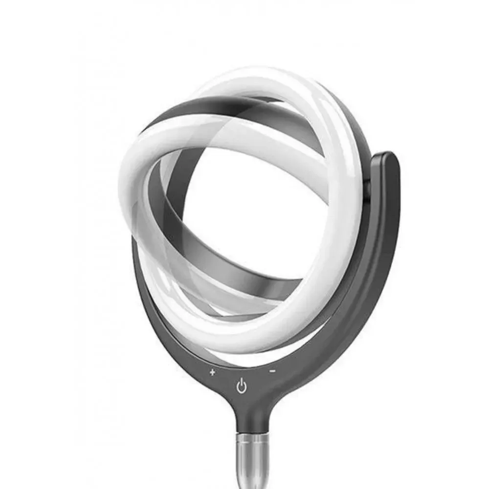 Лампа кольцевая комплект LED 26 cm 10" F-539A  96 pcs 3300K - 6000К+ holder + remote + tripod stand - фото 5