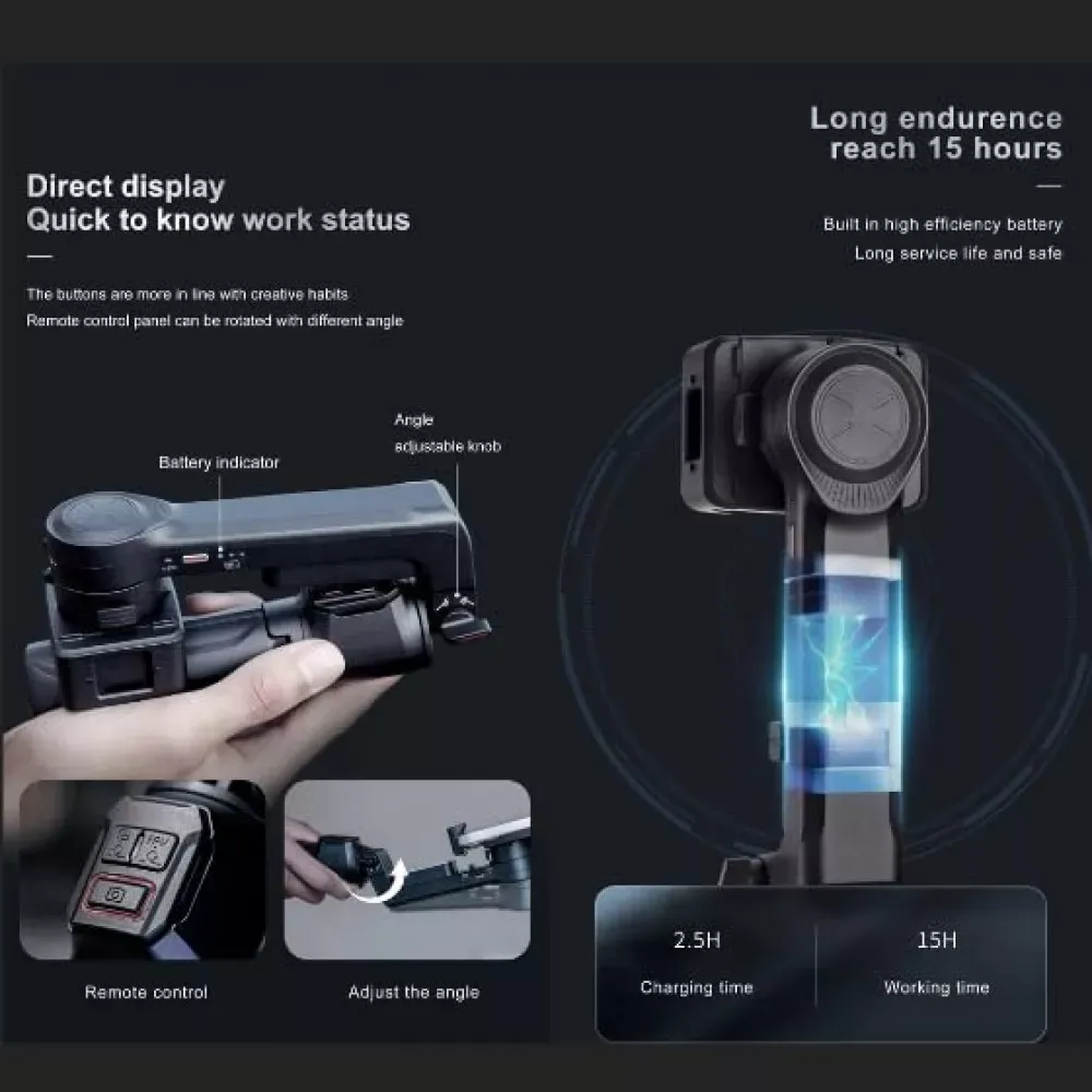 Gimbal Stabilizer For Mobile A10 - фото 8