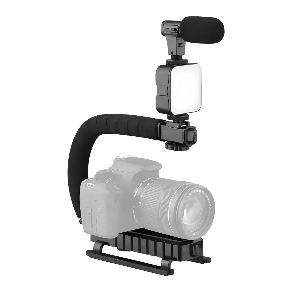 Gimbal Stabilizer Multifunctional Bluetooth Microphone & LED Lamp AY-49U - фото 5