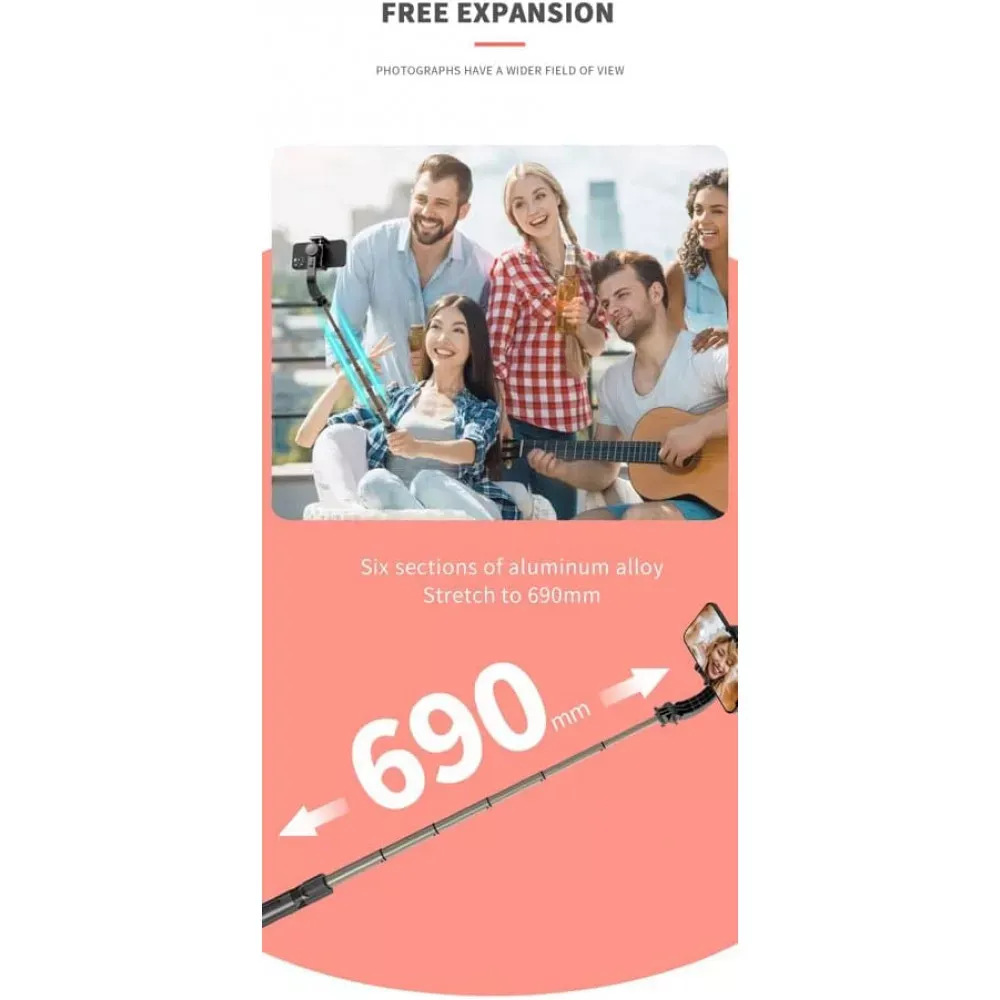 Monopod Tripod (0.72m) — L08 mini - фото 7