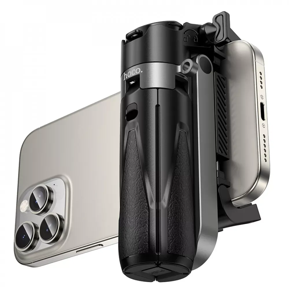 Monopod Tripod (0.75m) — Hoco K27 — Black - фото 4