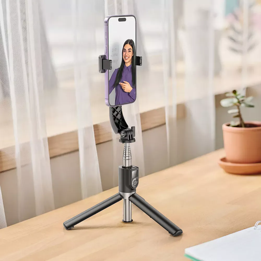 Monopod Tripod (0.98m) — Hoco K20 — black - фото 10
