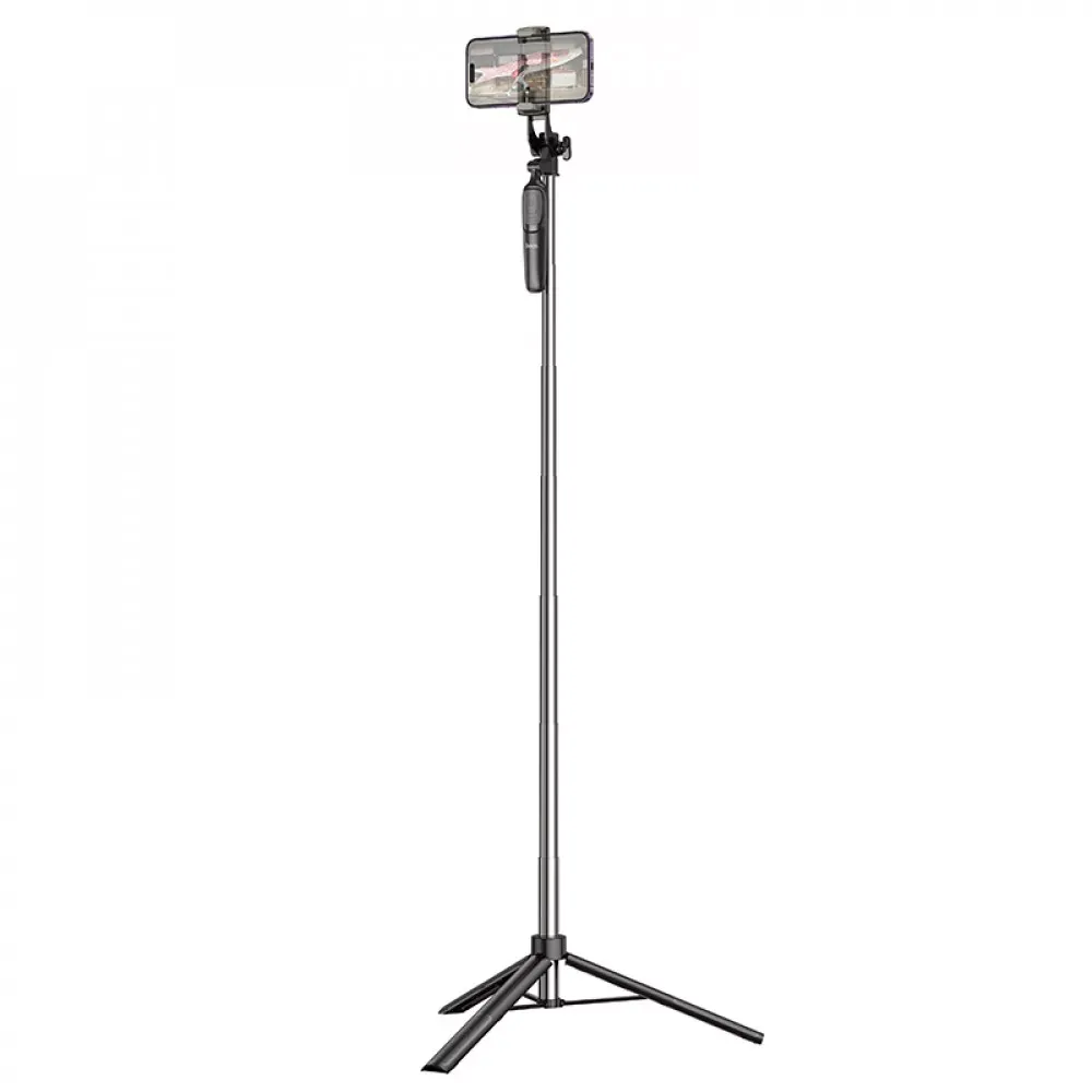 Monopod Tripod (1.57m) — Hoco K19 — black - фото 9