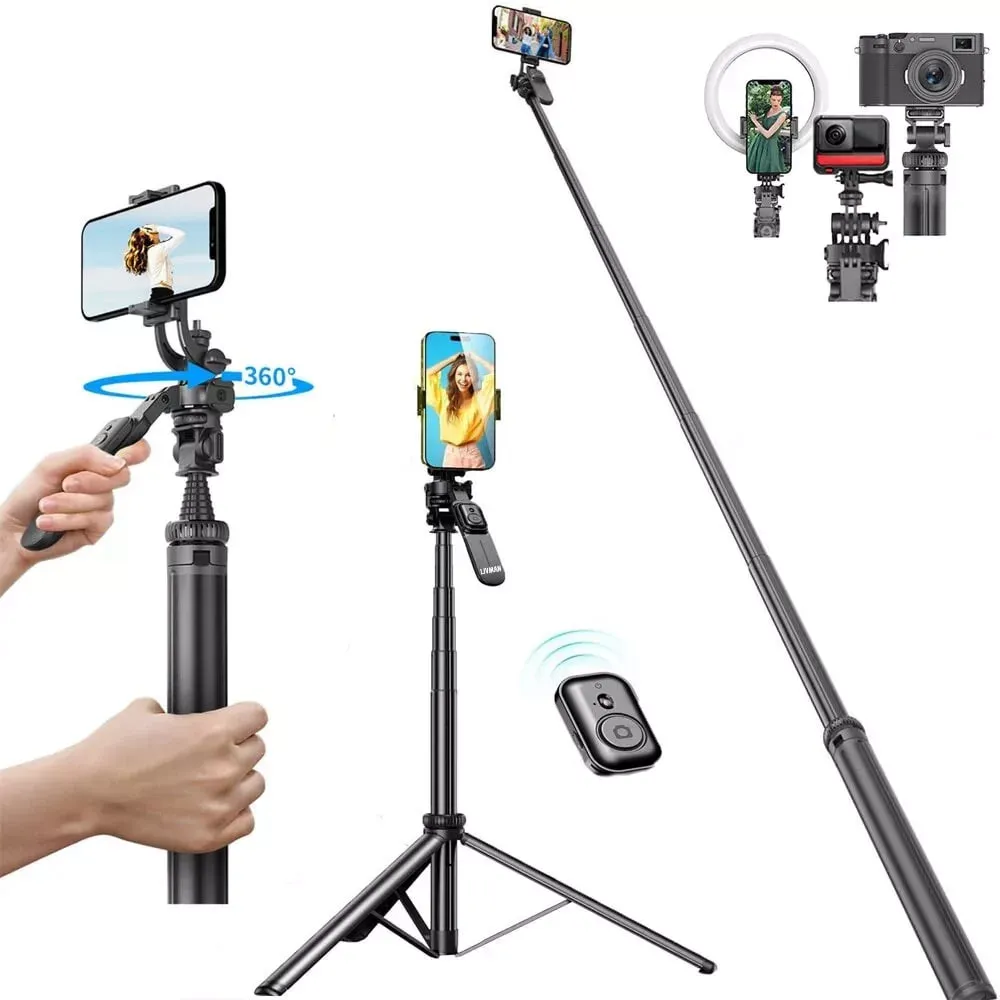 Monopod Tripod C05 | 2m Balanced and stable shooting multifunctional expansion of the metal tripod selfie stick - фото 4