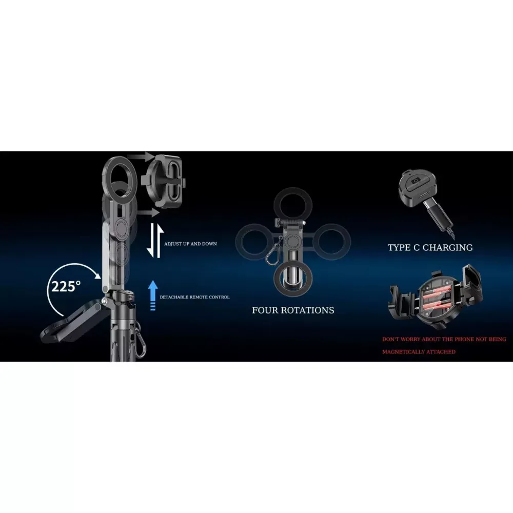Monopod Tripod | 0.19m | — P15 mini - фото 9