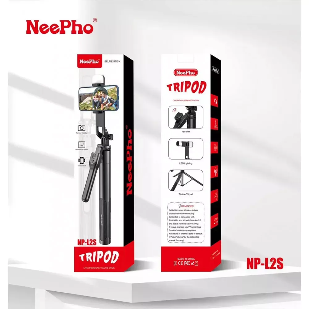 Monopod Tripod | m | — Neepho NP-L2s | Bluetooth | - фото 3
