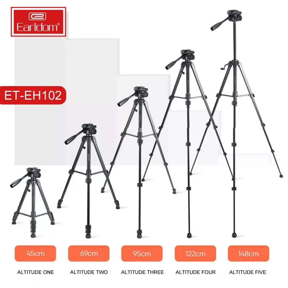 Tripod Multifunctional 1.48m Earldom ET-EH102 with phone holder - фото 5