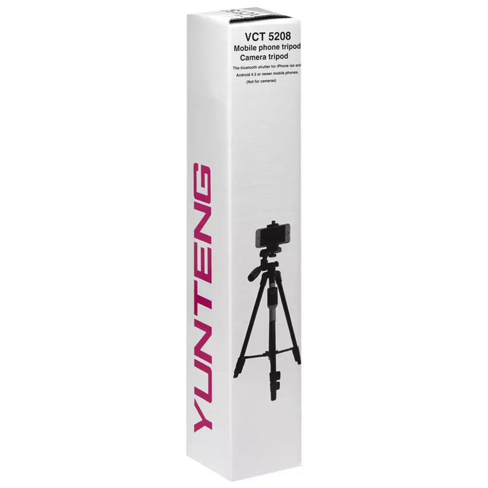 Tripod Stand | 1.25m | — Yunteng 5208 | Multifunctional | Bluetooth | - фото 3