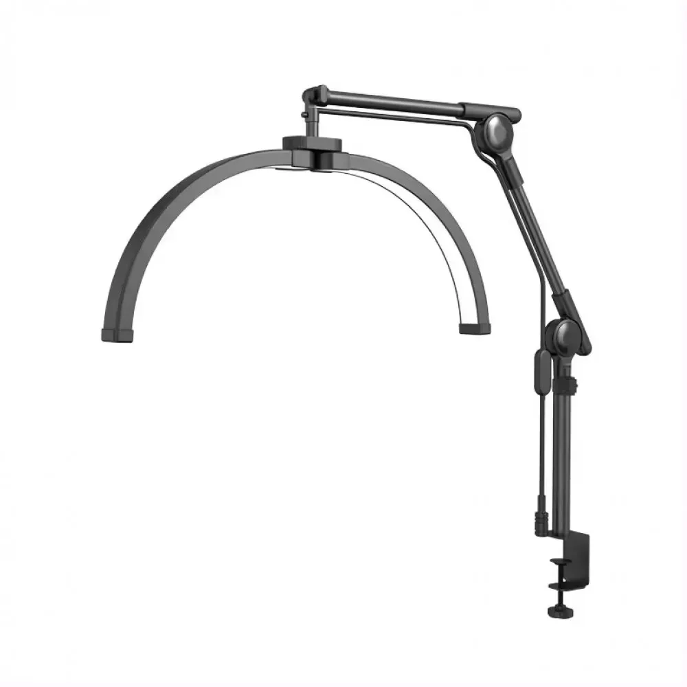 Бестеневая LED лампа F-550B 30W color 3000K-6500K | 55x27.8 | 308 Lights |  — Black - фото 4