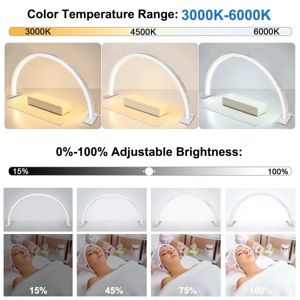 Бестеневая LED лампа F-624 30W 72х36 см — White