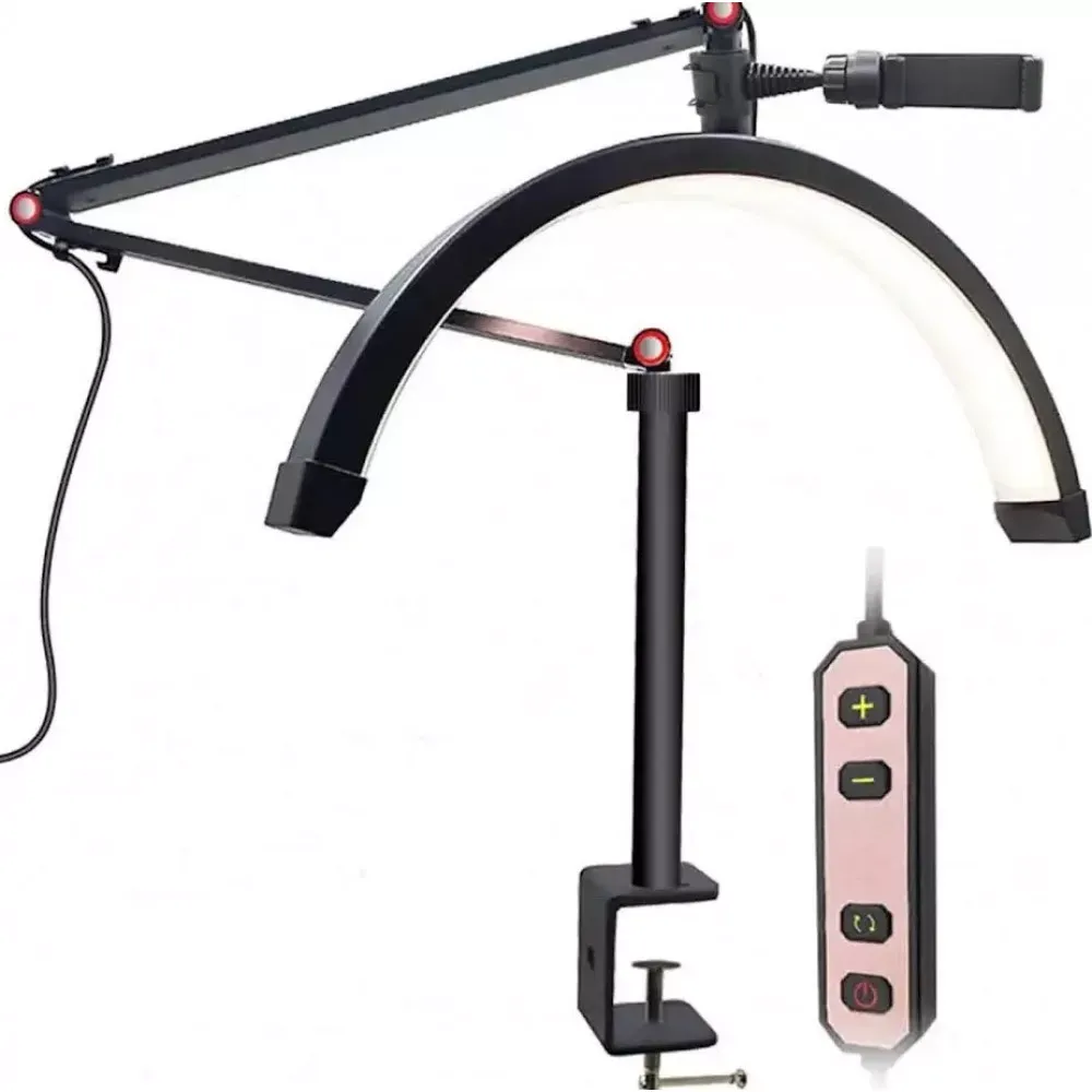 Бестеневая LED лампа HD-M3X 20W 45 cm color 3000K-6000K | 39x13 | 180 Lights |  — Black - фото 4