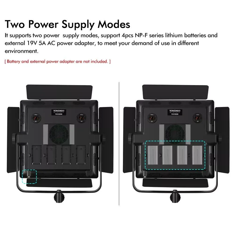 Видеосвет LED Bi-Color — Yongnuo YN10800 - фото 5