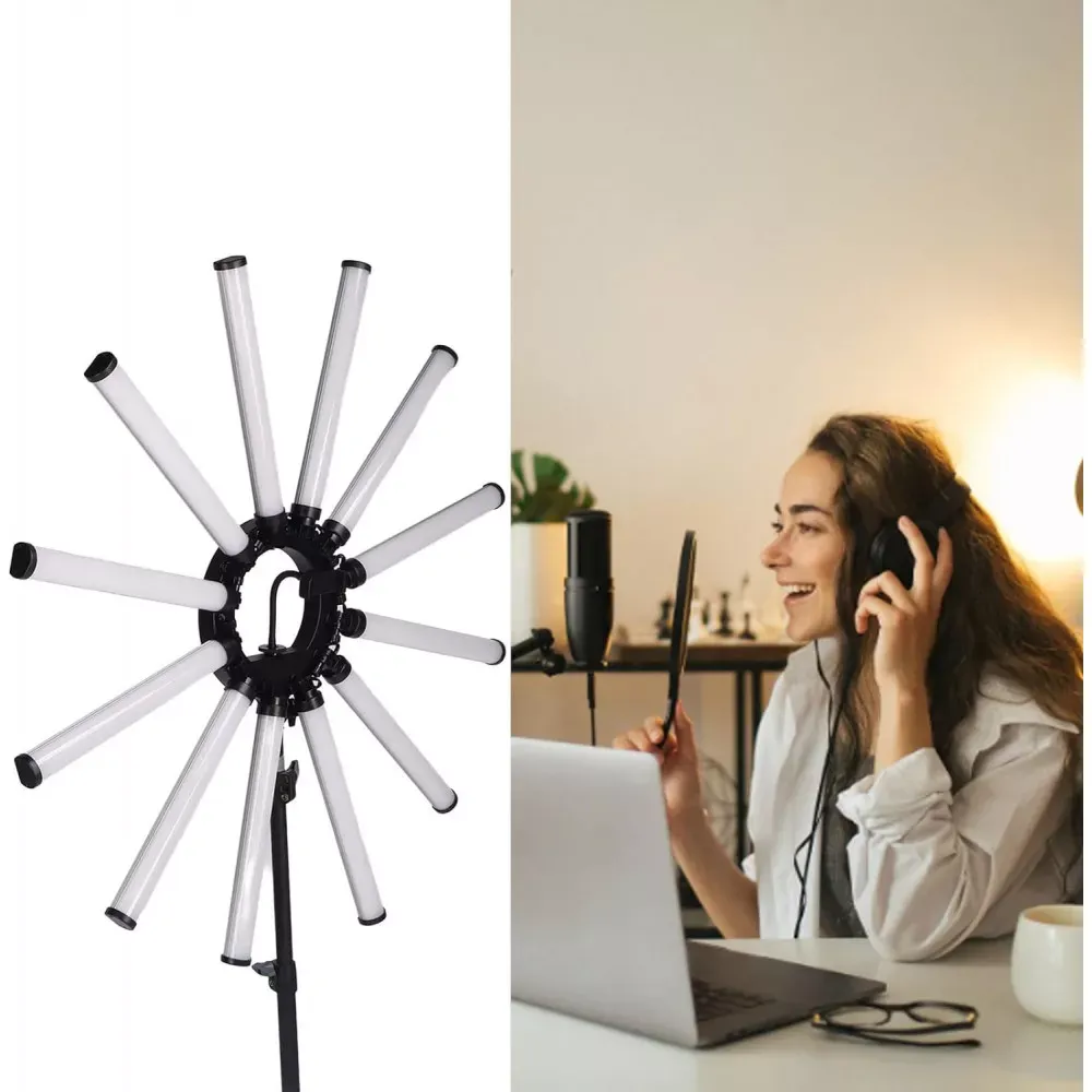 Лампа LED видео 12 Arms 180W 1152 pcs light - фото 5