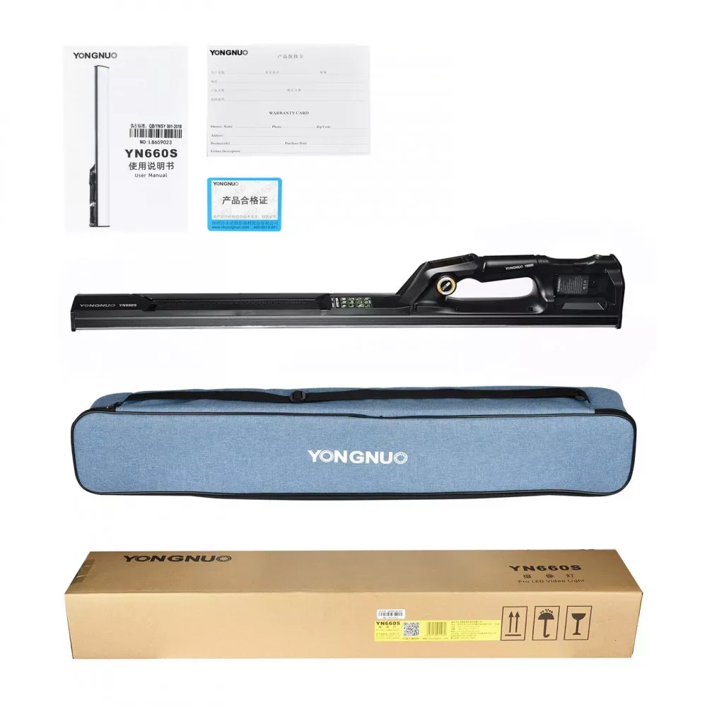 Лампа LED видео Handheld Fill Light Stick YN660S 60W color 3200-5600K — YongNuo