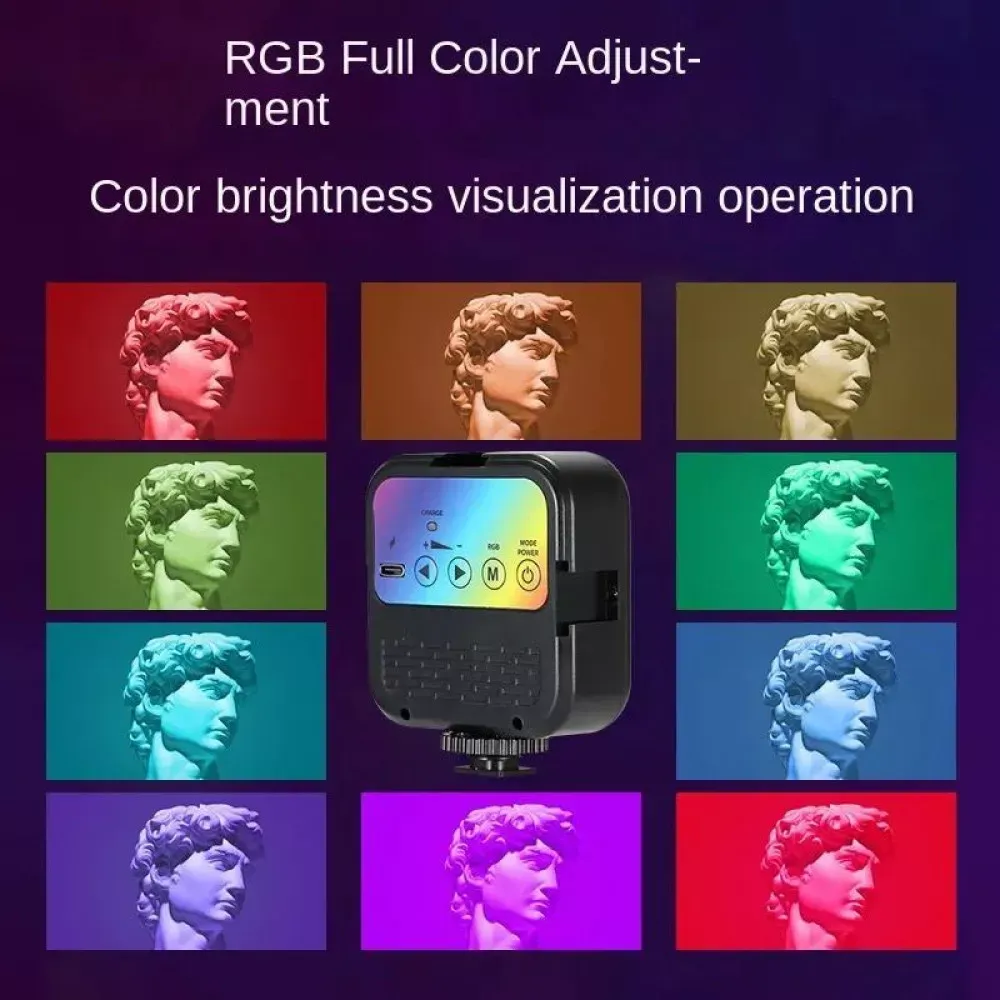 Лампа видеосвет LED AY-72 RGB — фото 5
