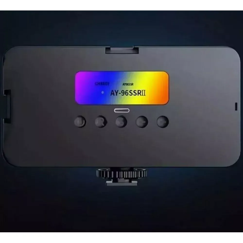 Лампа видеосвет LED AY-96JSSR RGB — фото 5