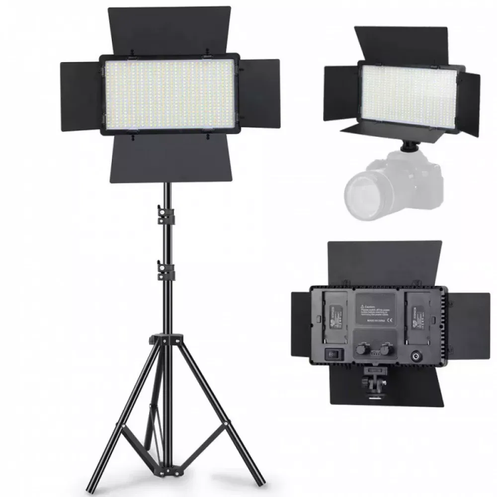 Лампа видеосвет LED Pro 600 I panel light I 2 battery I charger I carry bag I — фото 3