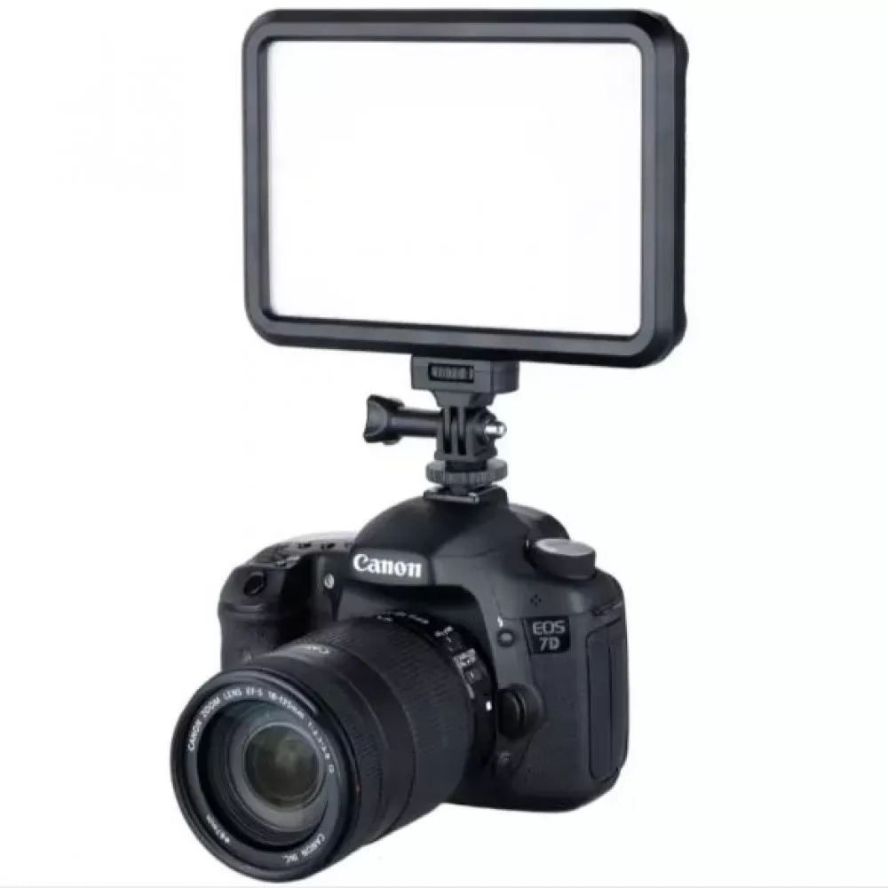 Лампа видеосвет LED PT-12B 12W color 3200-5600K /1200LM/(Battery F-550/2400Mah+Carger) - фото 5