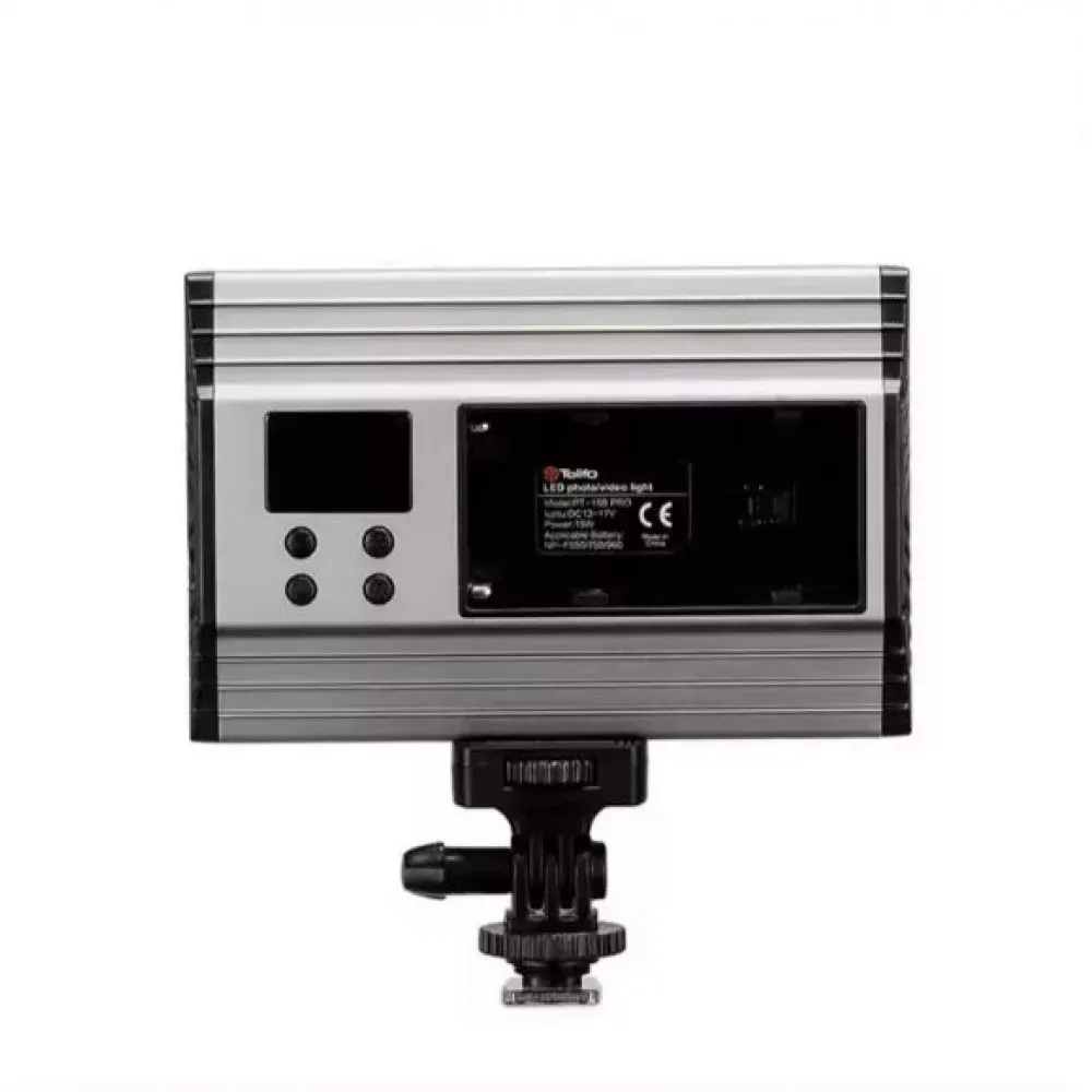 Лампа видеосвет LED PT-15B Pro 15Wcolor 3200-5600K/1500LM/Battery F-550/2400Mah+charger (145*95*22mm) - фото 3