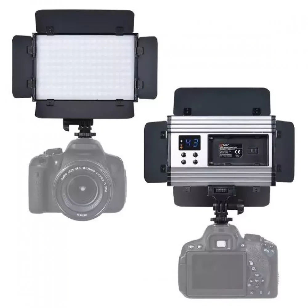 Лампа видеосвет LED PT-15B PRO II 15Wcolor 3200-5600K/1500LM/Battery F-550/2400Mah+charger (145*95*22mm) — Различные