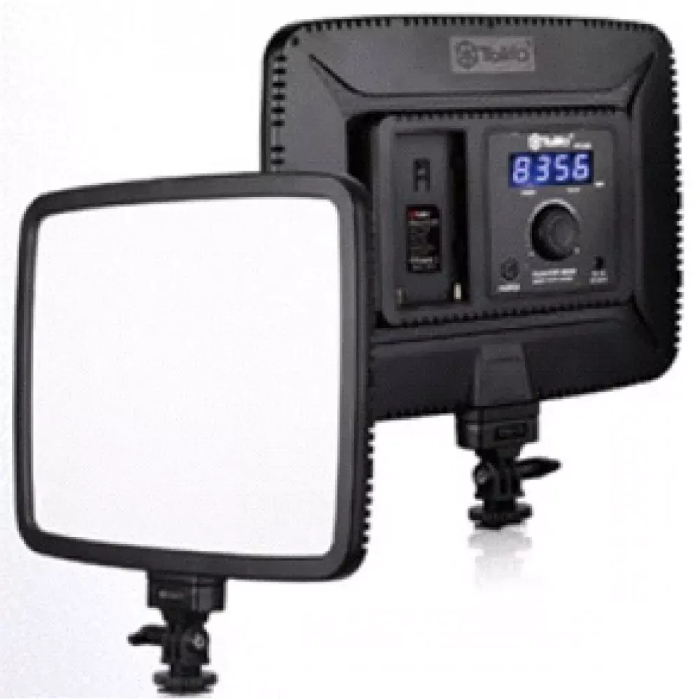 Лампа видеосвет LED PT-24B 24W color 3200-5600K /2400LM/Battery F-750  4400Mah+Charger (240*184*14) — Различные