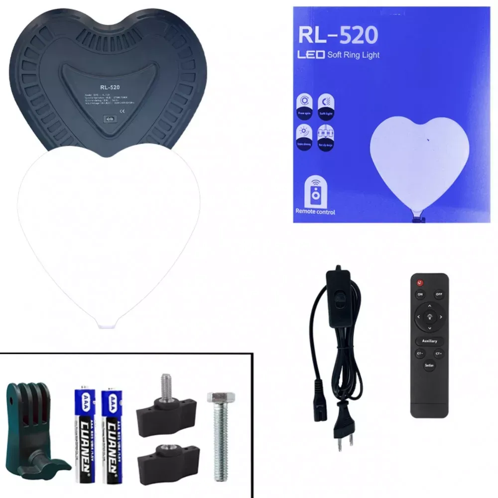 Лампа видеосвет LED RL-520 \ светильник сердце 40/42 — Различные