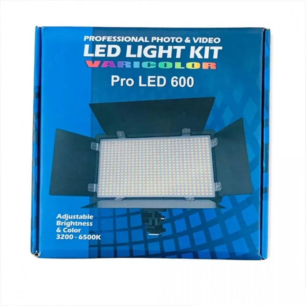 Лампа видеосвет LED U600 21х12 cm 480 Lights 3200K-5500K Remote - фото 7