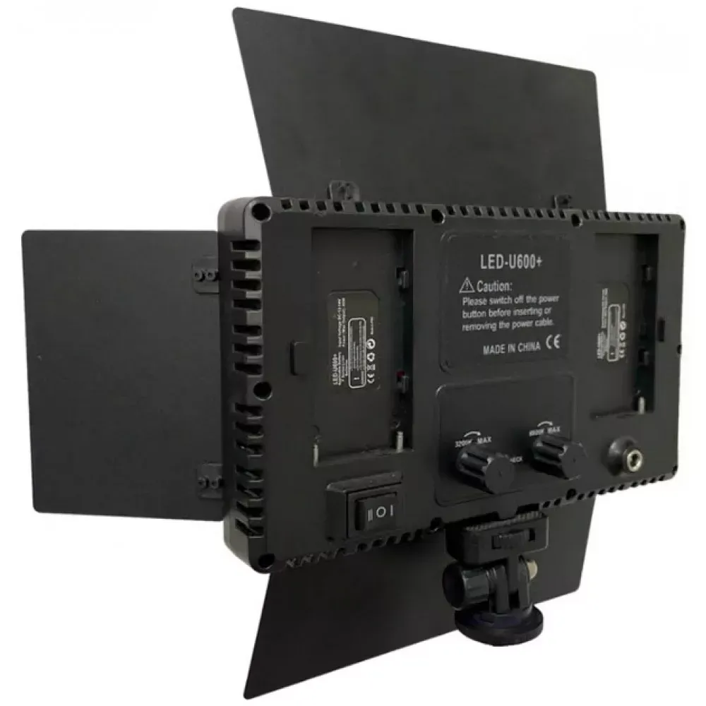 Лампа видеосвет LED U600 21х12 cm 480 Lights 3200K-5500K Remote - фото 9