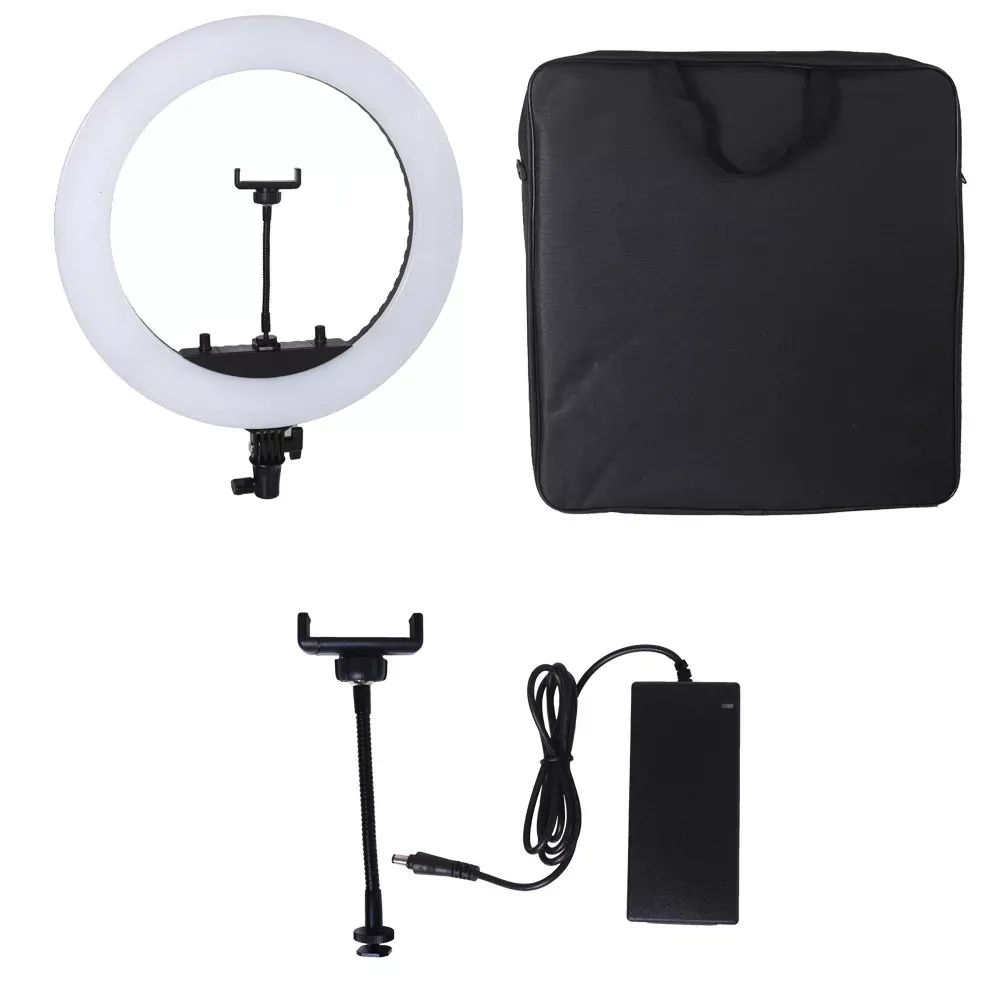 Лампа Кольцевая LED 46 cm 18" 55W HQ-18N — Различные