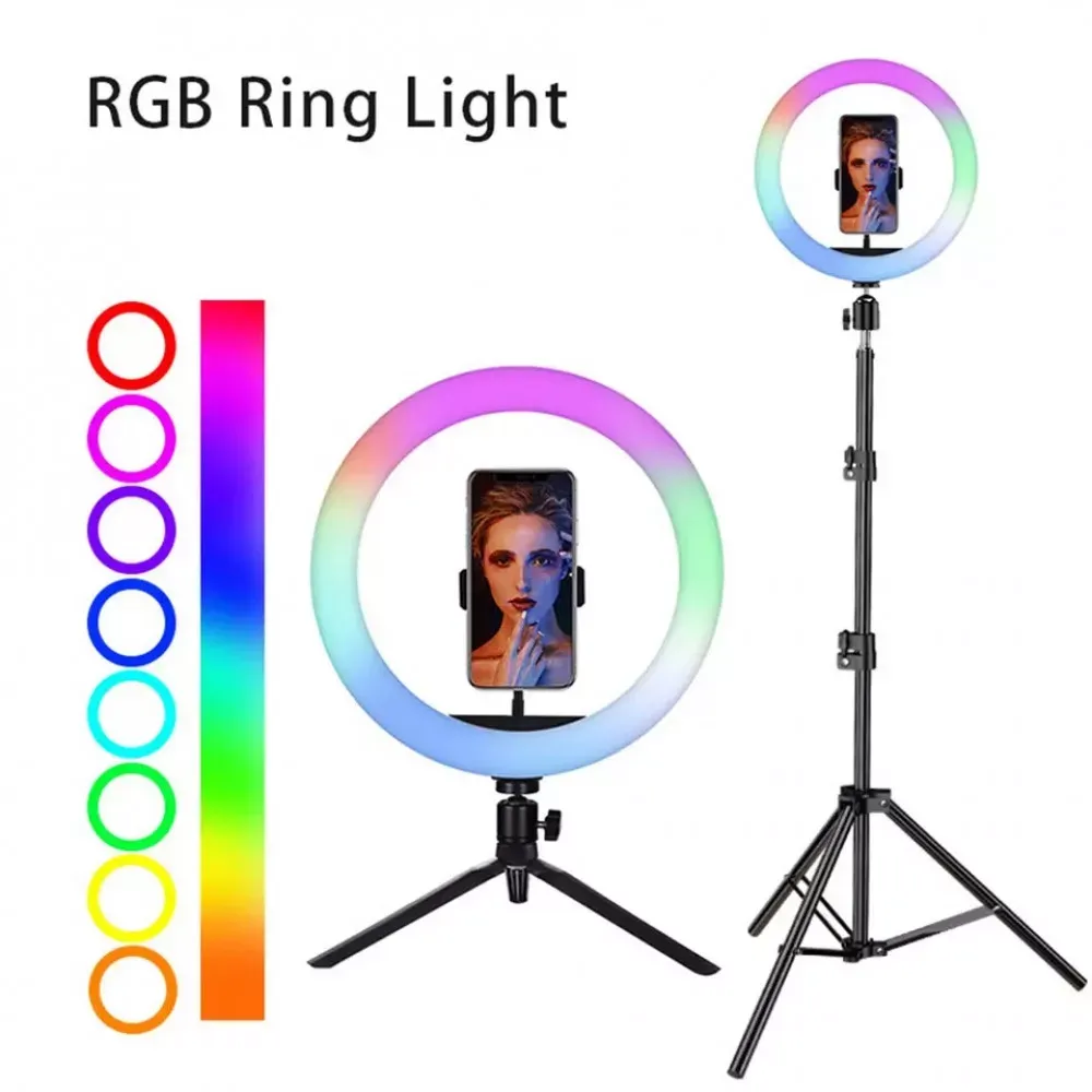 Лампа Кольцевая LED LJJ-36 RGB 36 cm 14" | 192 Lights | 39 RGB | — Различные