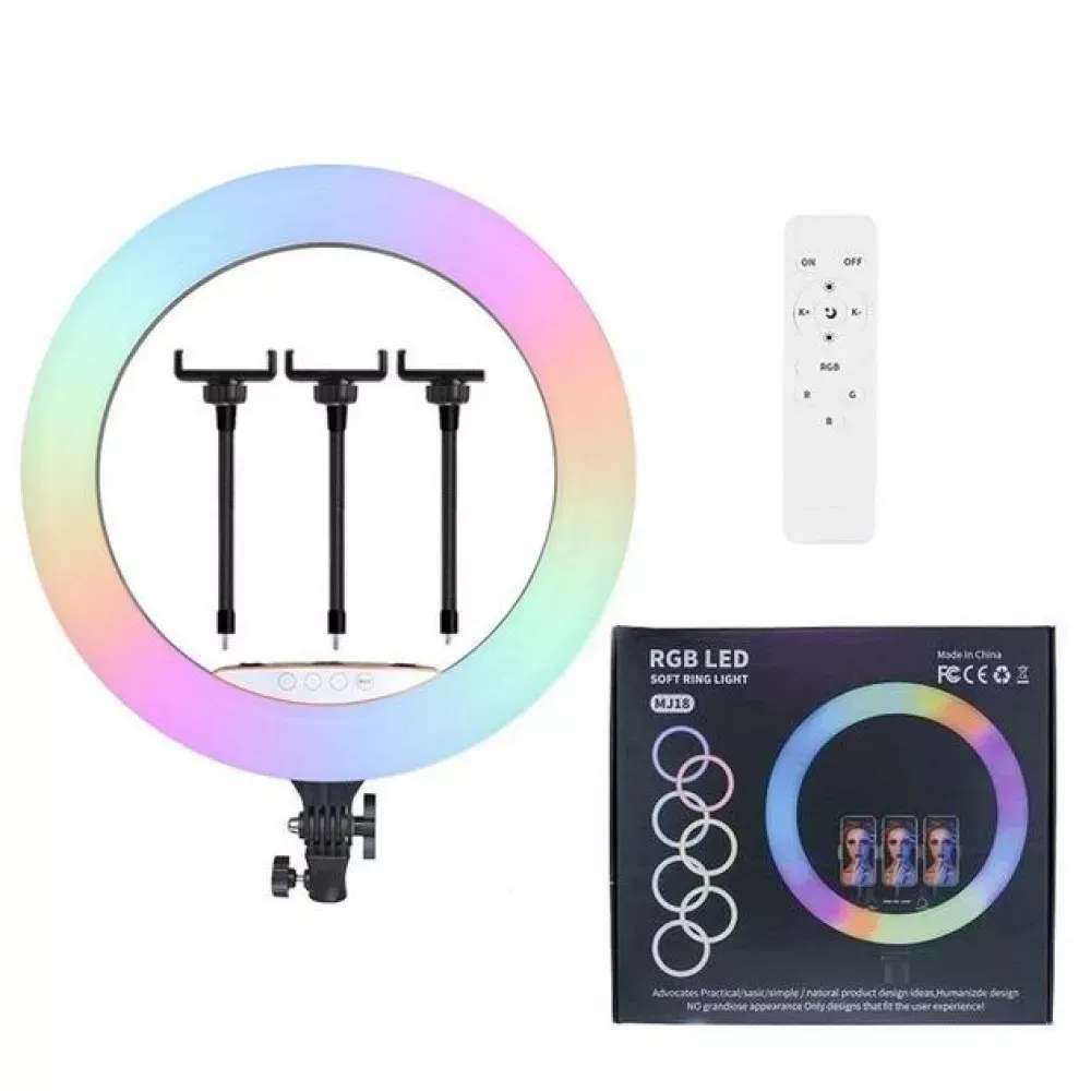 Лампа Кольцевая LED MJ-18 46 cm 18" | 55W — Различные